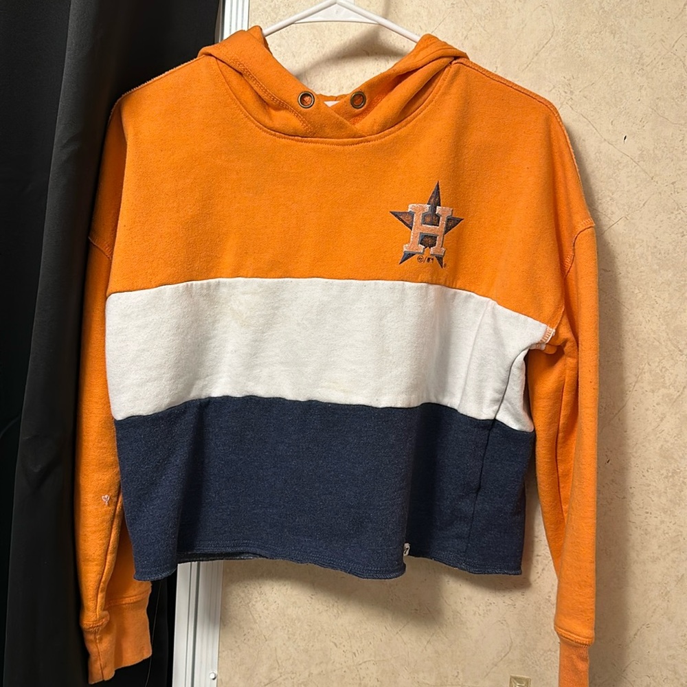 Astros Cropped Hoodie